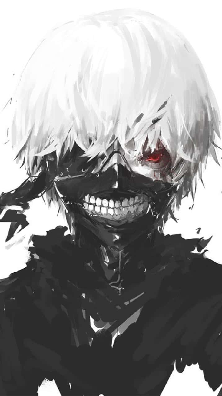 Get The Sleek And Stylish Kaneki Phone For A Unique Mobile Experience Background