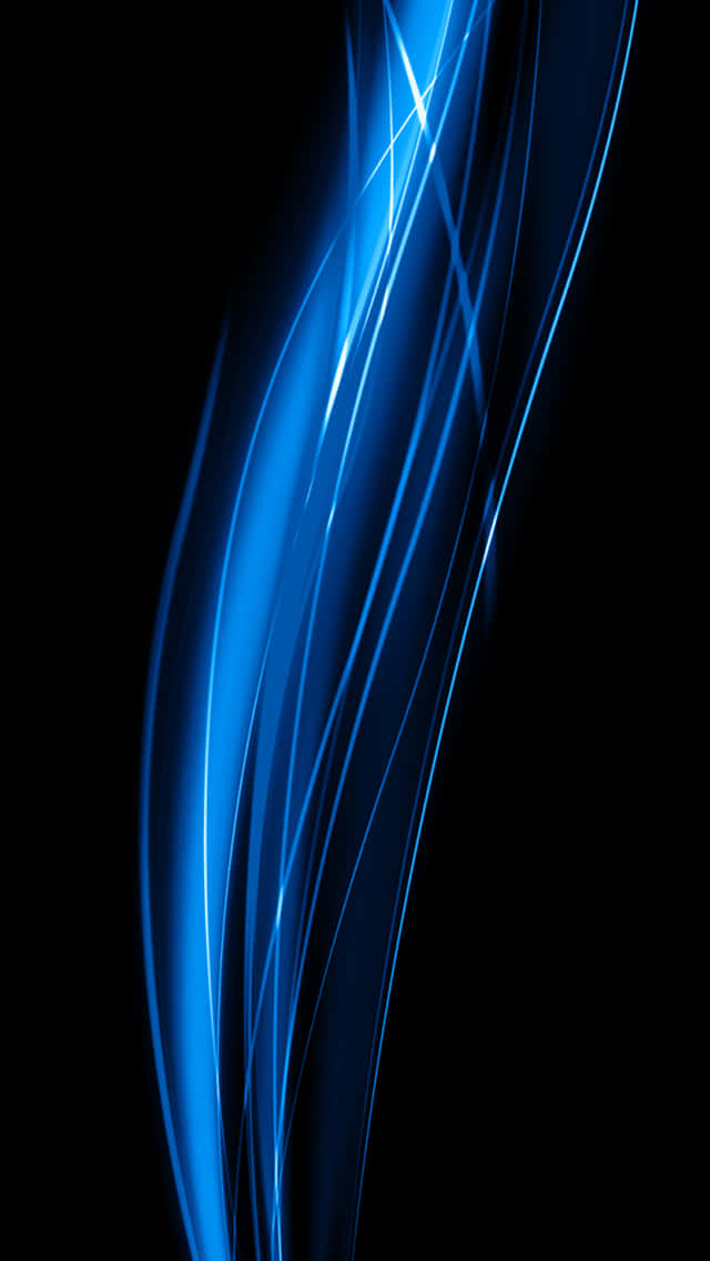 Get The Stylish New Black And Blue Iphone. Background