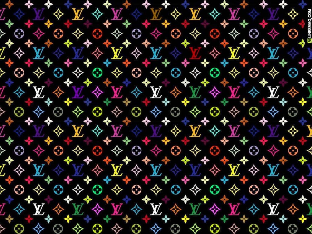 Get The Timeless Look With Louis Vuitton Print Background
