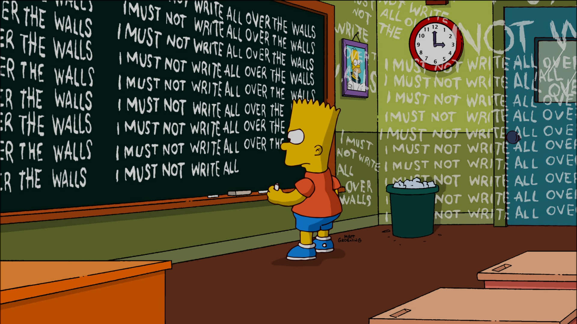 Get The Work Done On Pc With This Awesome The Simpsons Theme! Background
