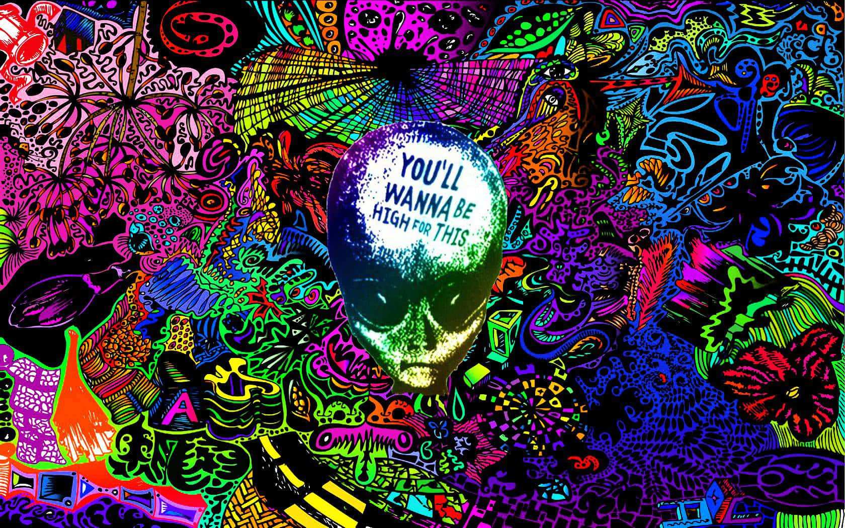 Get Trippy With This Psychedelic Wallpaper. Background