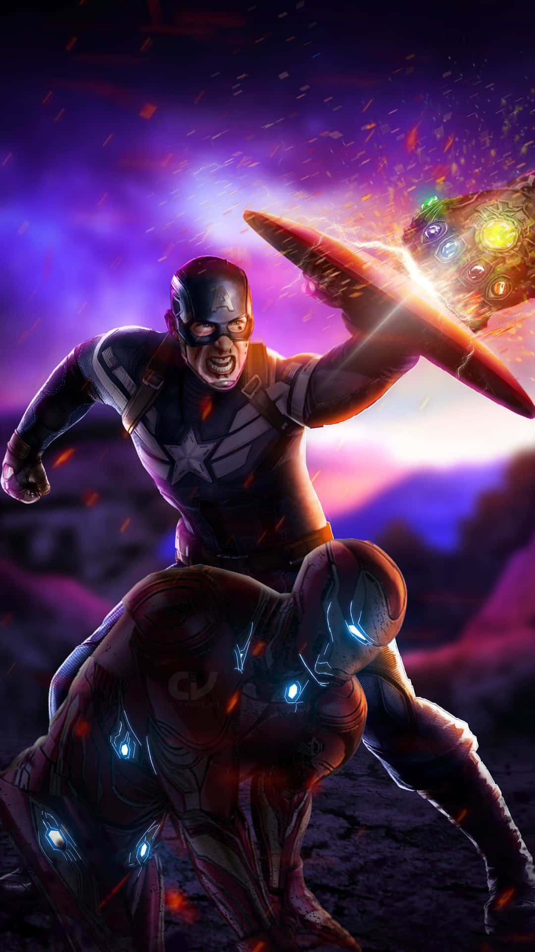 Get Up To Date With Avengers Endgame On Your Iphone. Background