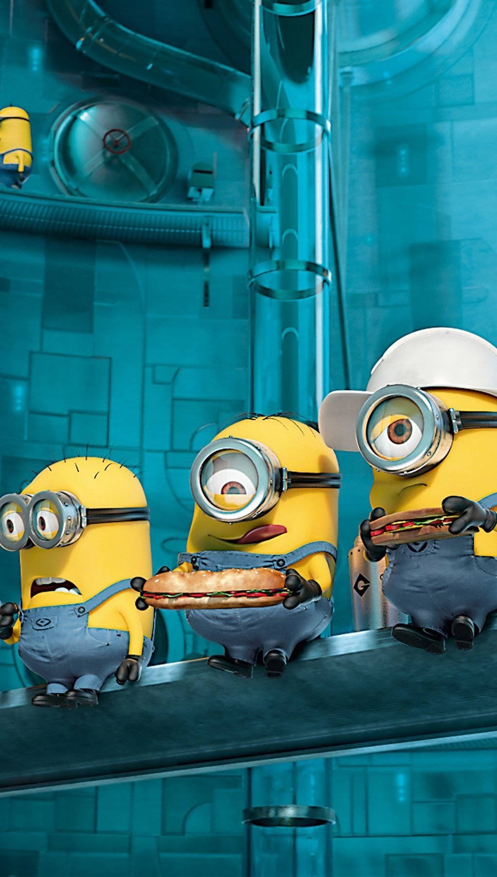 Get You Hands On A Minion Phone Today Background