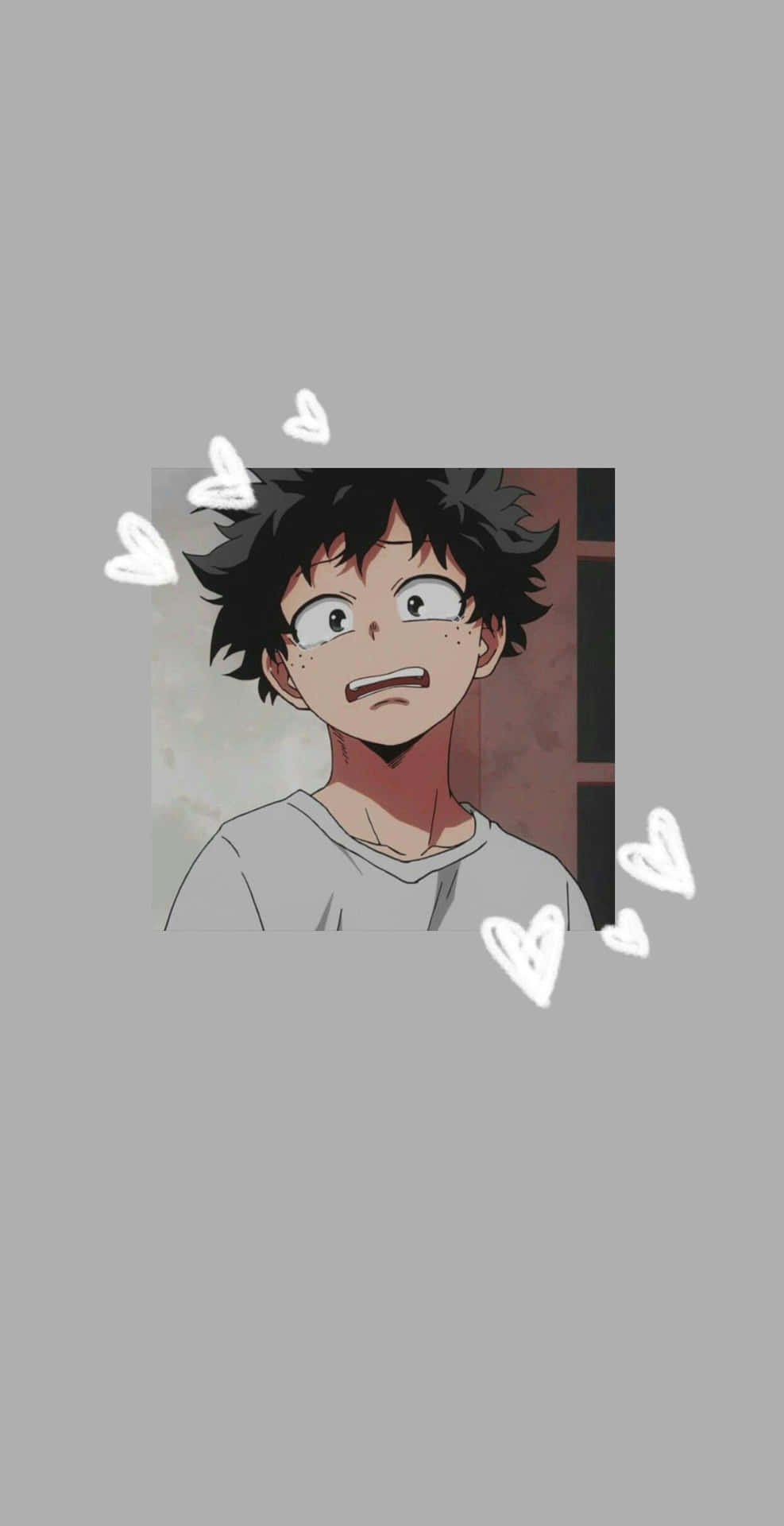 Get Your Admiration Kicks With This Adorable Kawaii Deku! Background