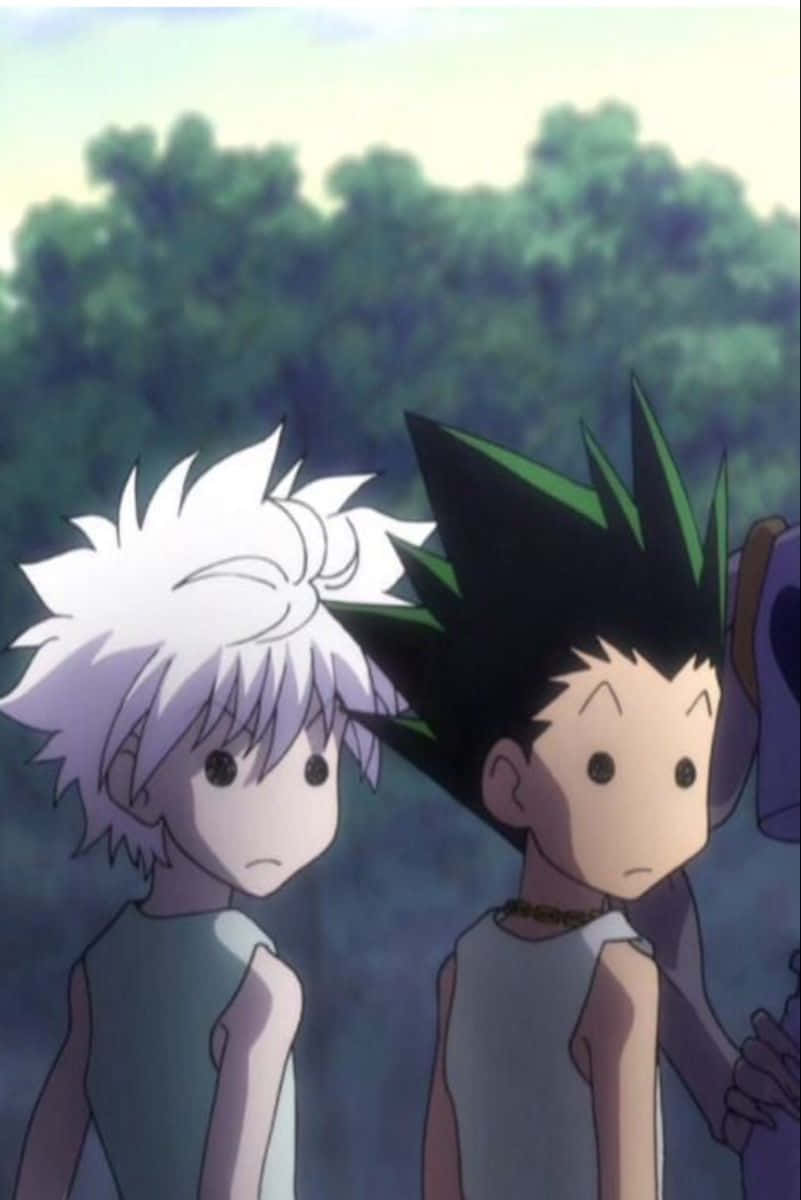 Get Your Adrenaline Rush With Gon And Killua Phone Background