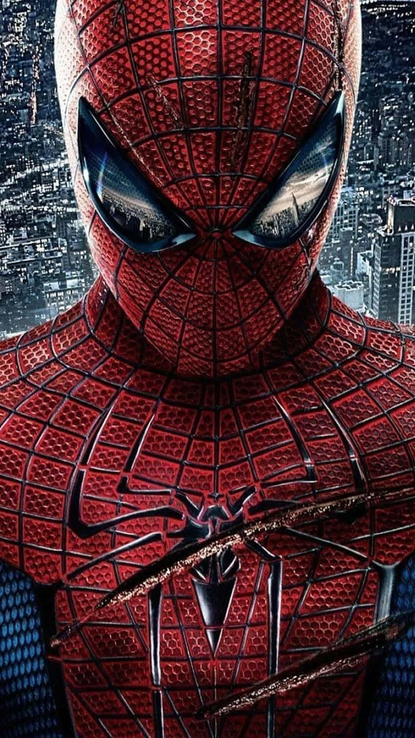 Get Your Amazing Spider Man Logo On Your Iphone Background