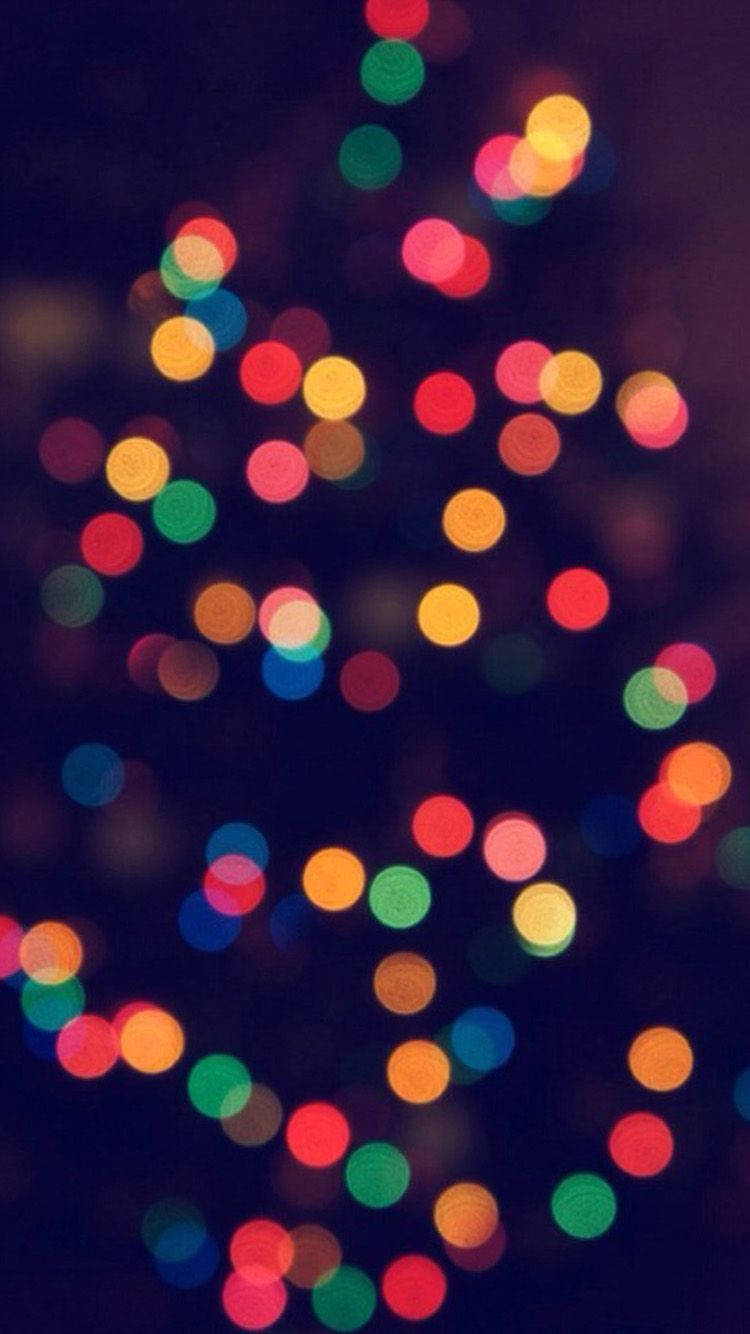 Get Your Christmas Decorations Twinkling With Festive Iphone Lights! Background