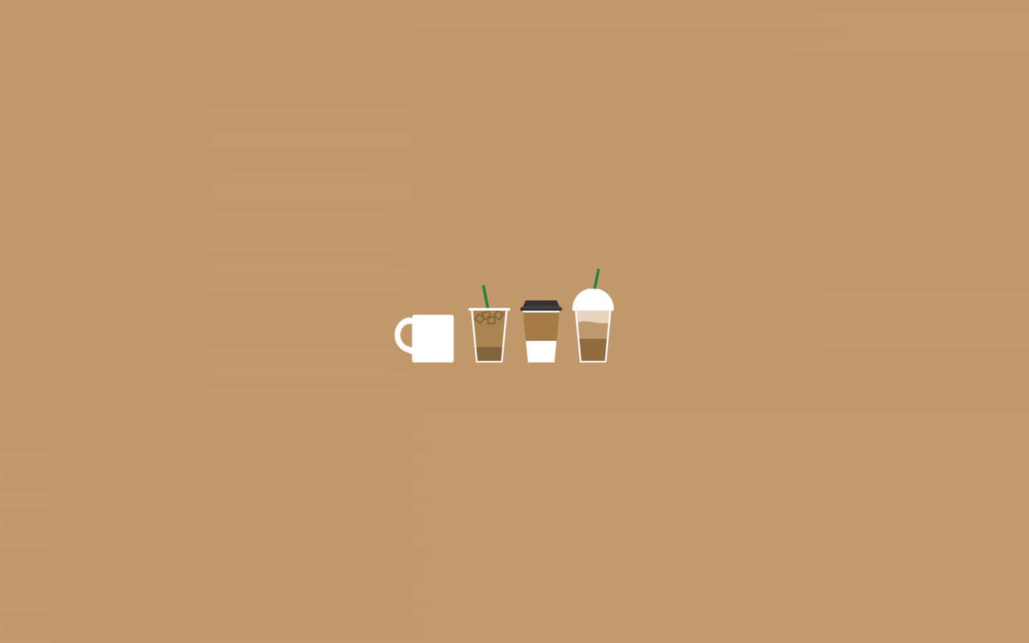 Get Your Cute Coffee Fix Here Background