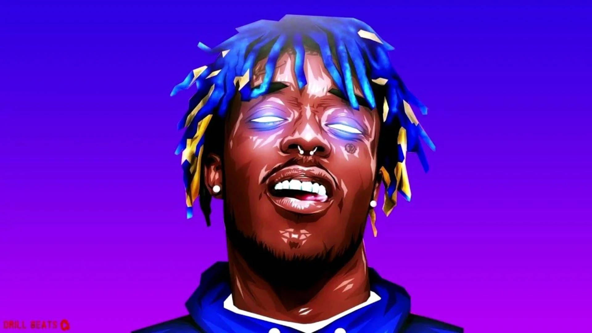 Get Your Desktop Lit Up With This Stylish Lil Uzi Design Background