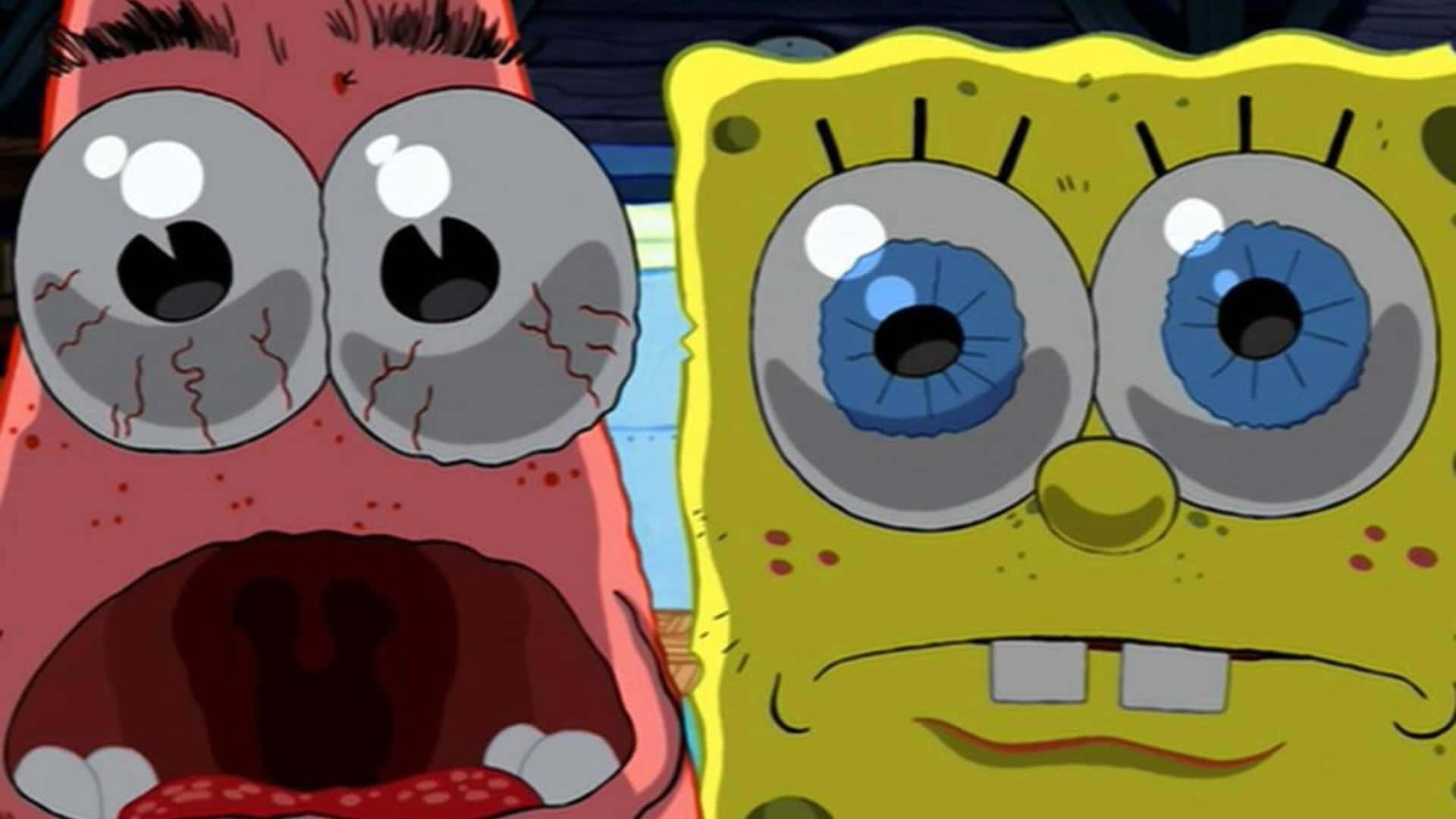 Get Your Desktop Looking Retro And Fabulous With This Spongebob Aesthetic Wallpaper Background