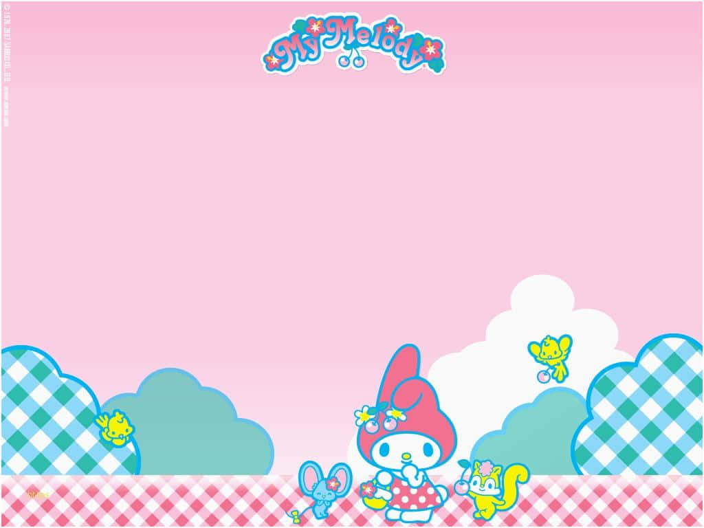 Get Your Favorite Childhood Character With This Exclusively Designed My Melody Laptop! Background