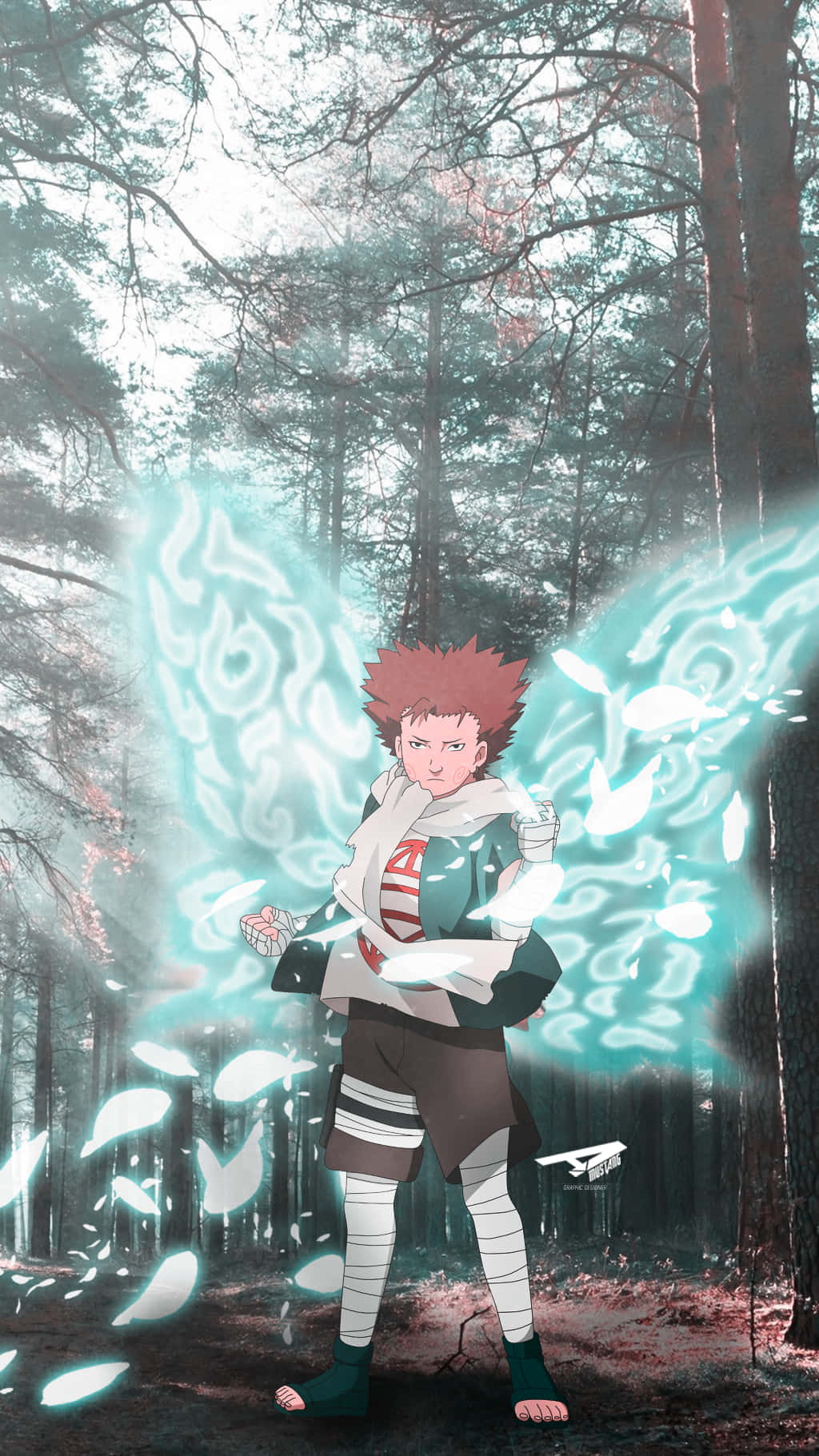 Get Your Fight On With Choji! Background