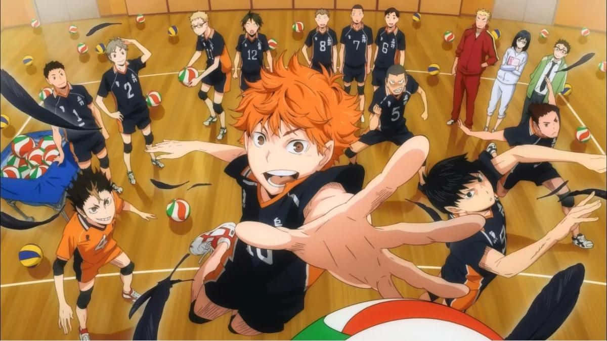 Get Your Game On With A Haikyuu Themed Laptop Background