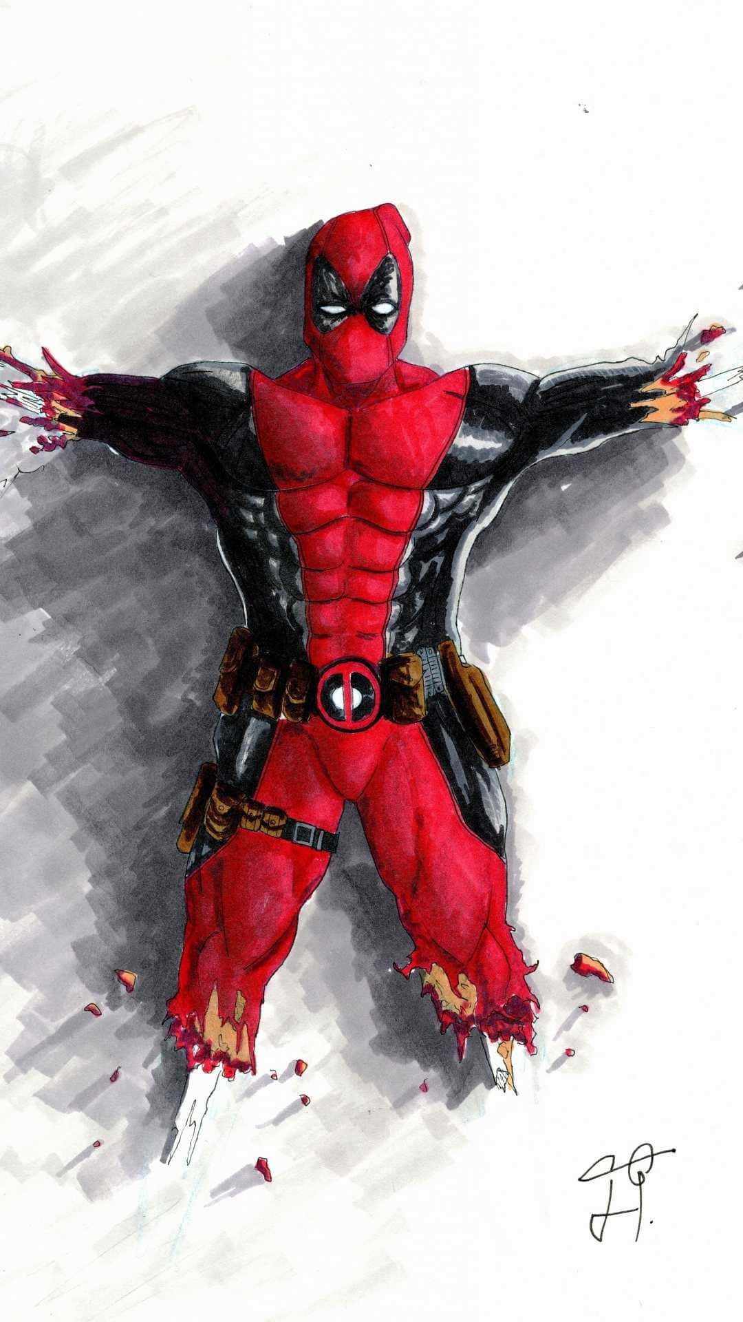 Get Your Hands On The Awesome New Deadpool Iphone! Background