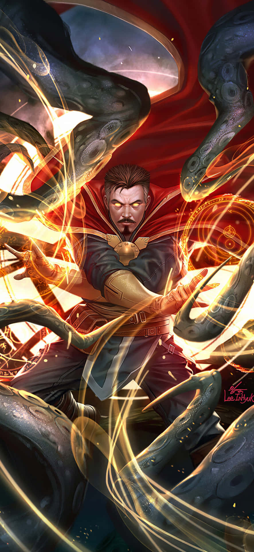 Get Your Hands On The Marvel-ous Doctor Strange Iphone! Background