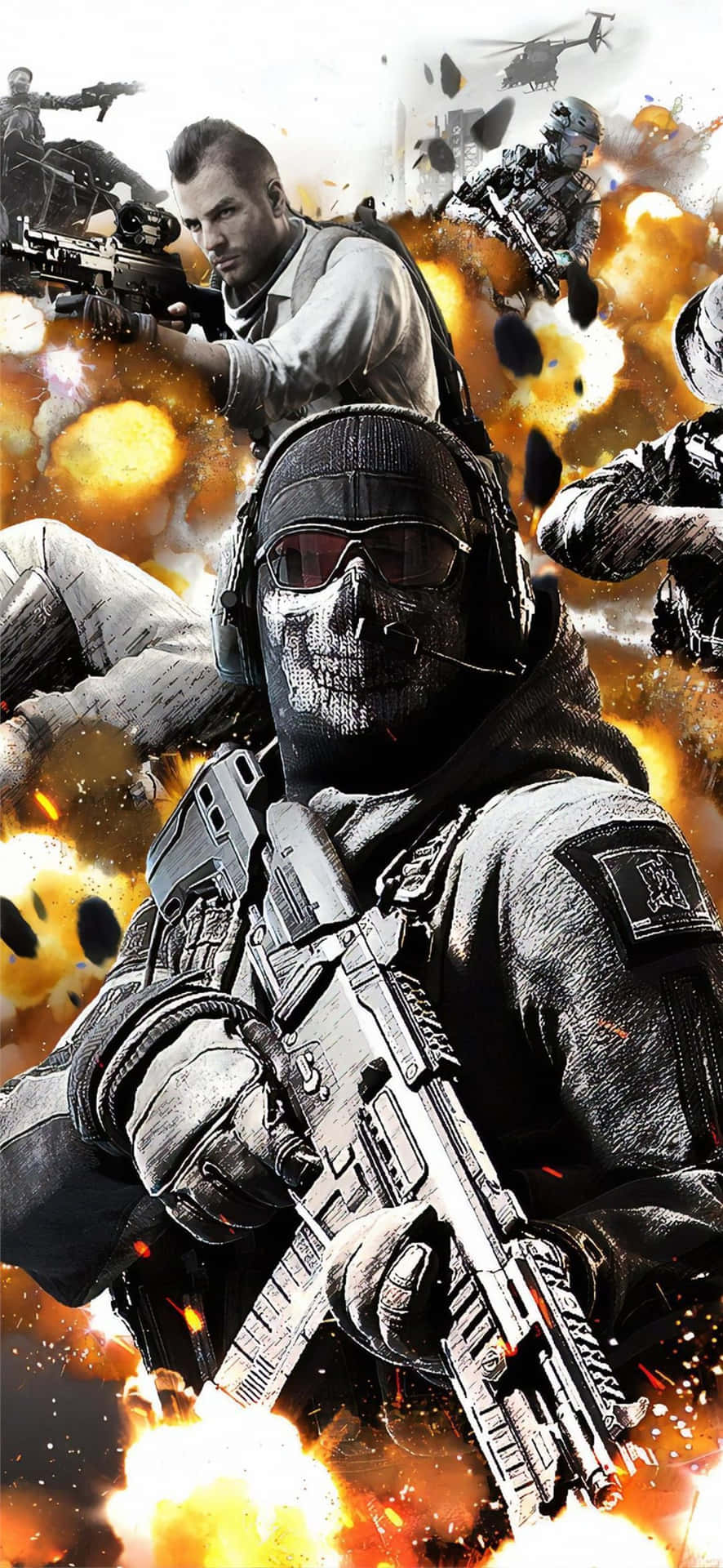 Get Your Hands On The Sleek, Modern Black Ops Iphone! Background