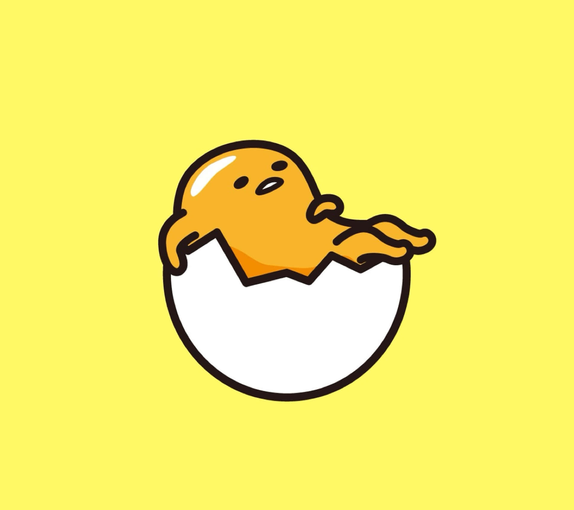 Get Your Morning Fix With Gudetama Computer Background