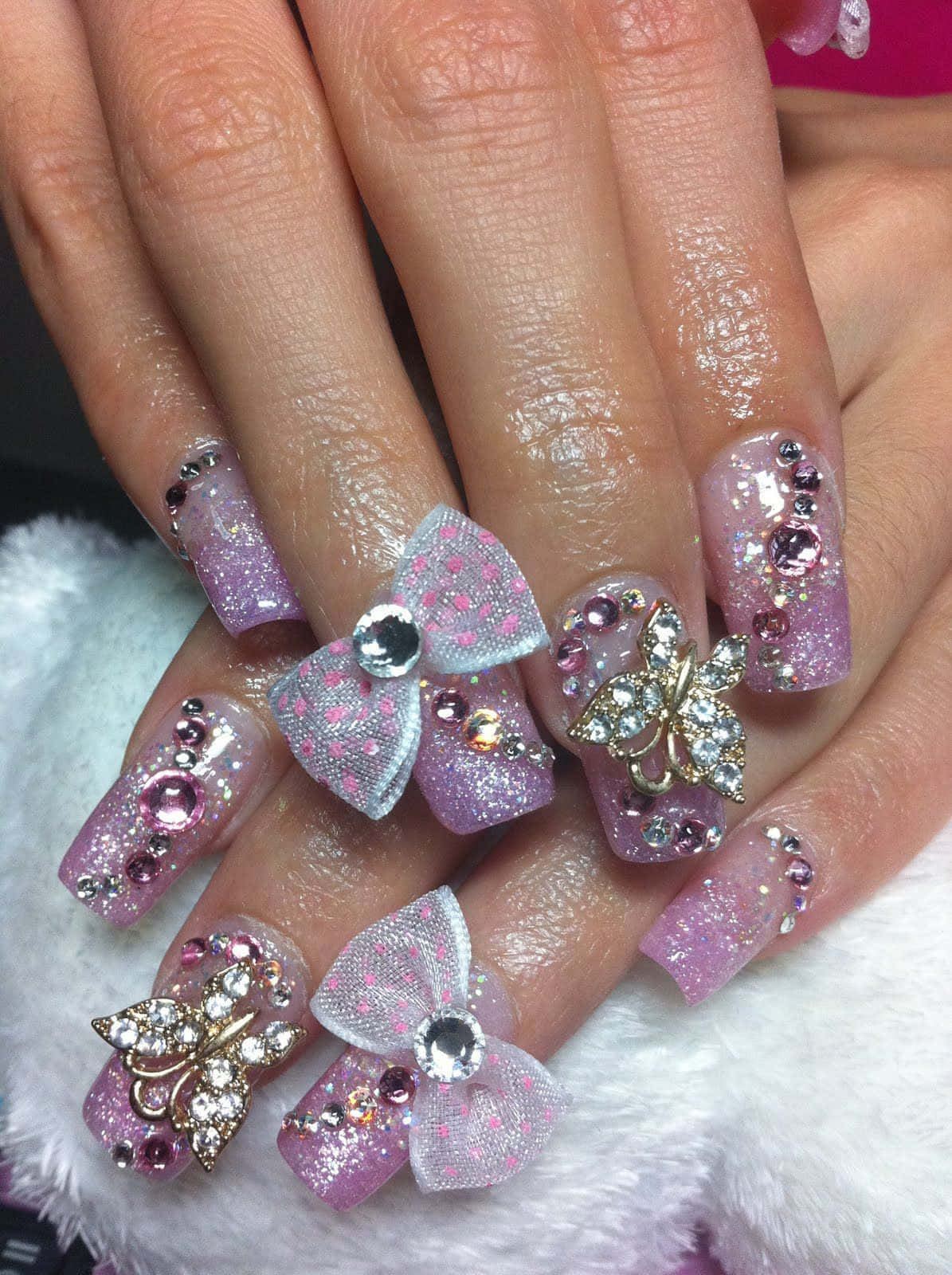Get Your Nails Summer-ready With A Classic Acrylic Manicure! Background