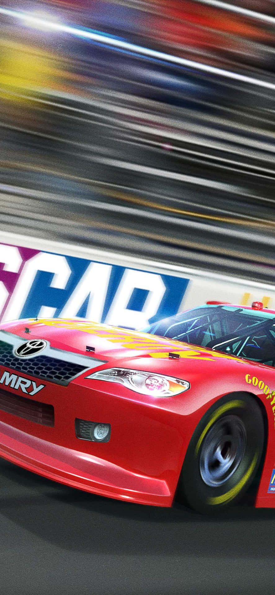 Get Your Nascar Racing Fun On The Go With The Iphone Background