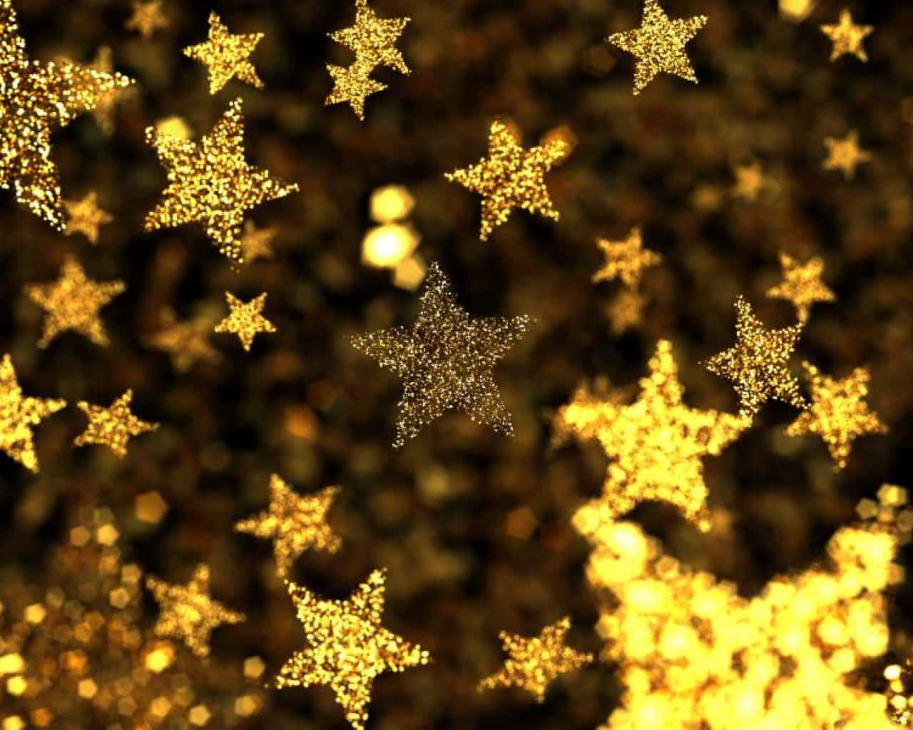 Get Your Reward With Gold Stars Background