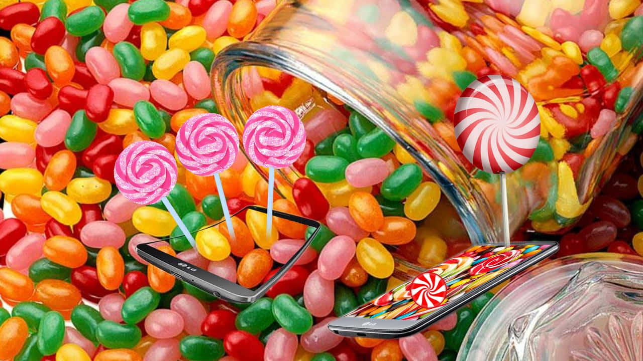 Get Your Sweet Fix With This Candy Aesthetic Wallpaper Background