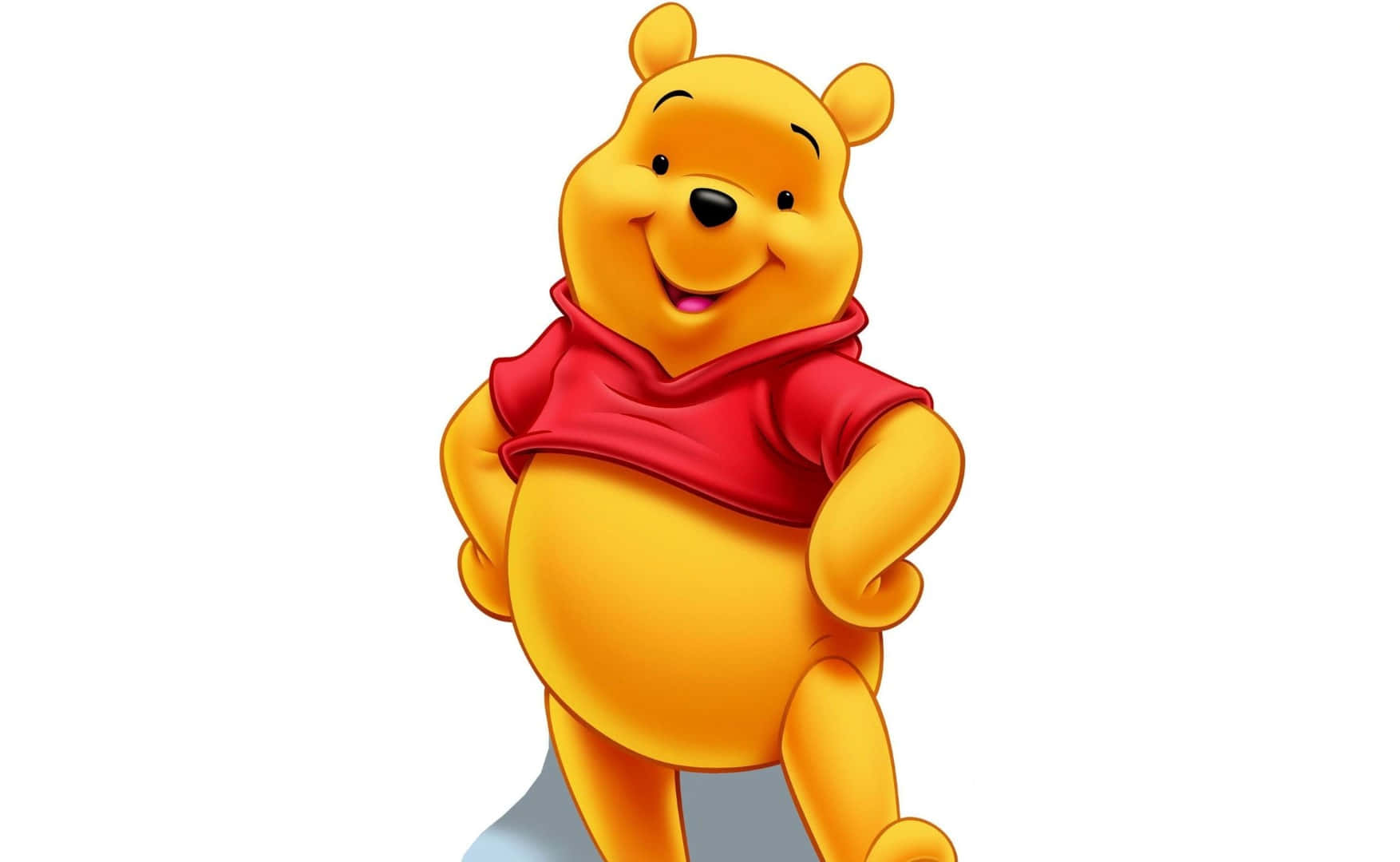 Get Your Work Done In Style With This Winnie The Pooh Themed Laptop Background