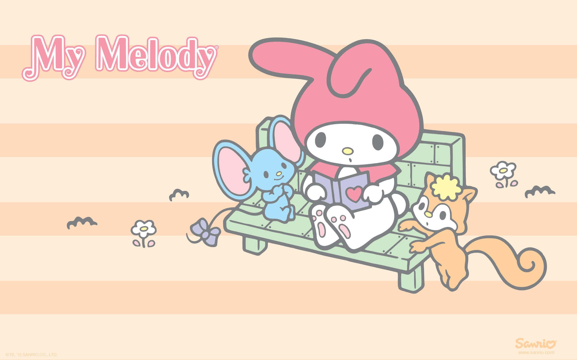 Get Your Work Done Quickly And Stylishly With The My Melody Laptop Background