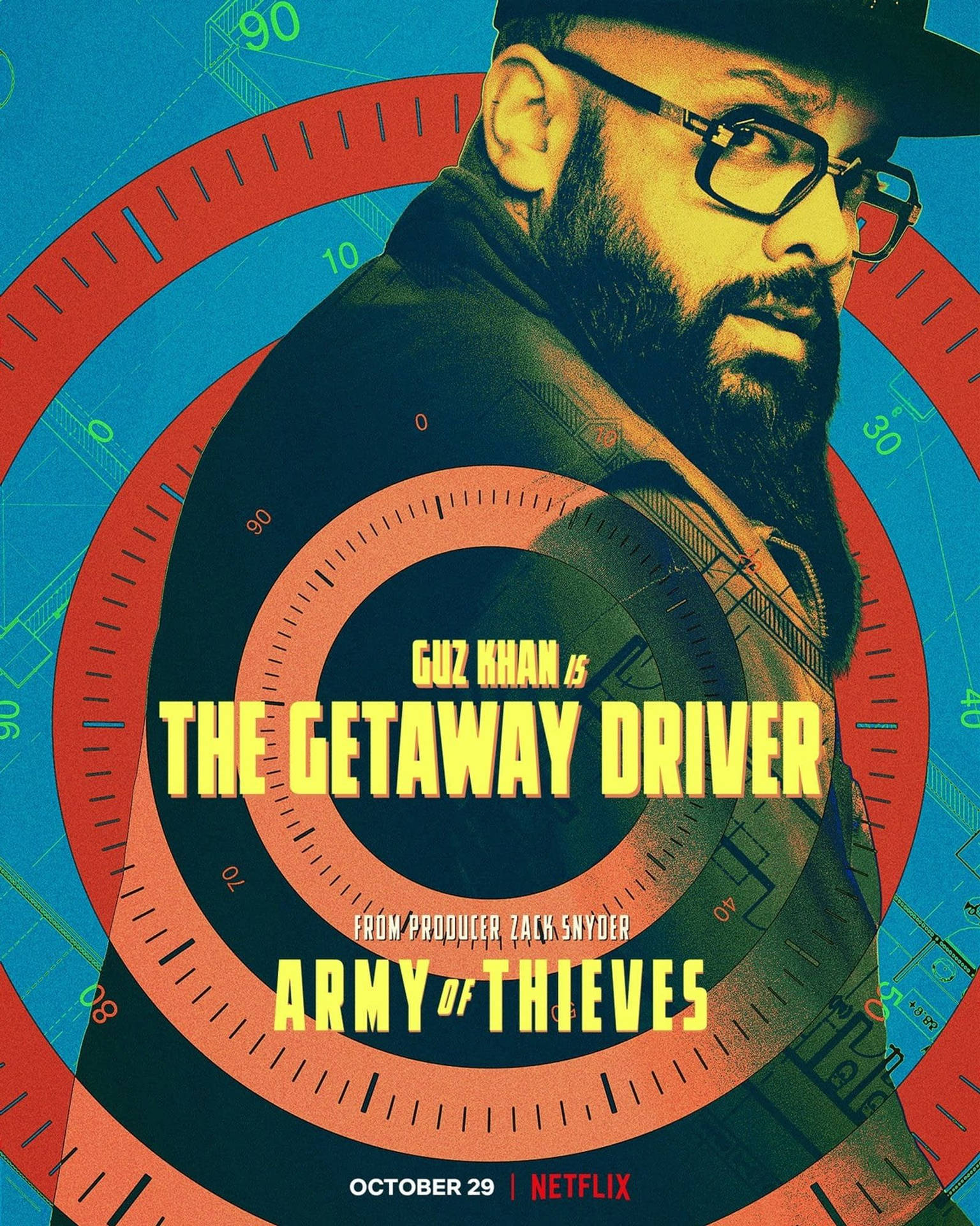 Getaway Driver Of Army Of Thieves Movie Poster Background