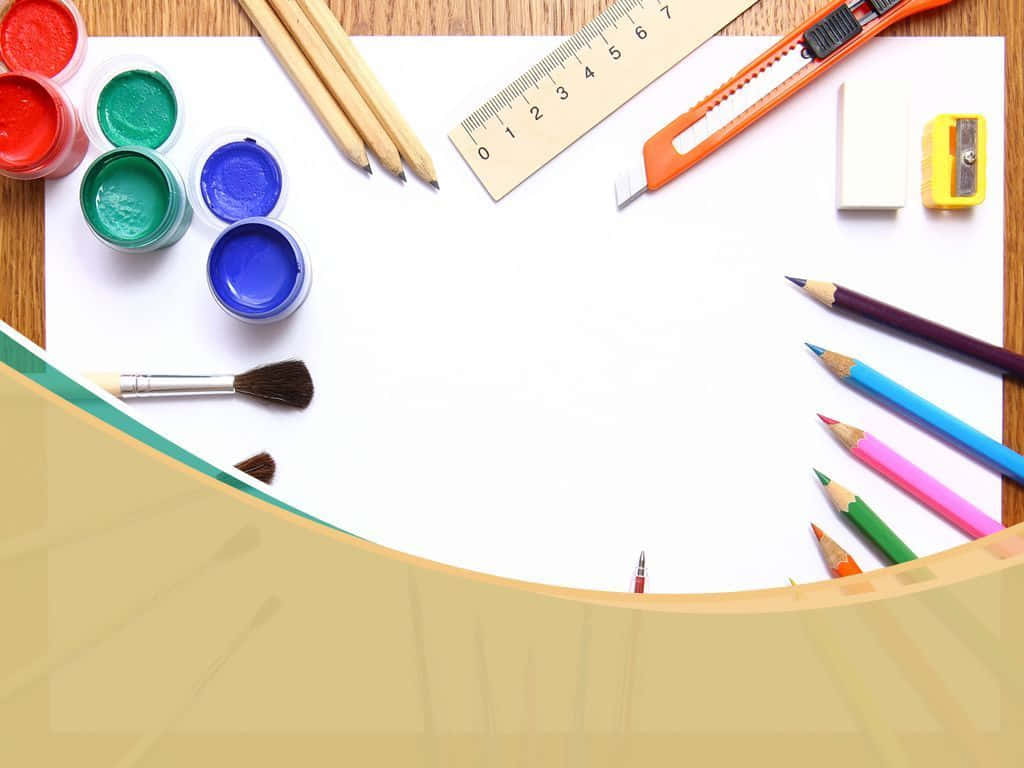 Getting An Education At Cool School Background