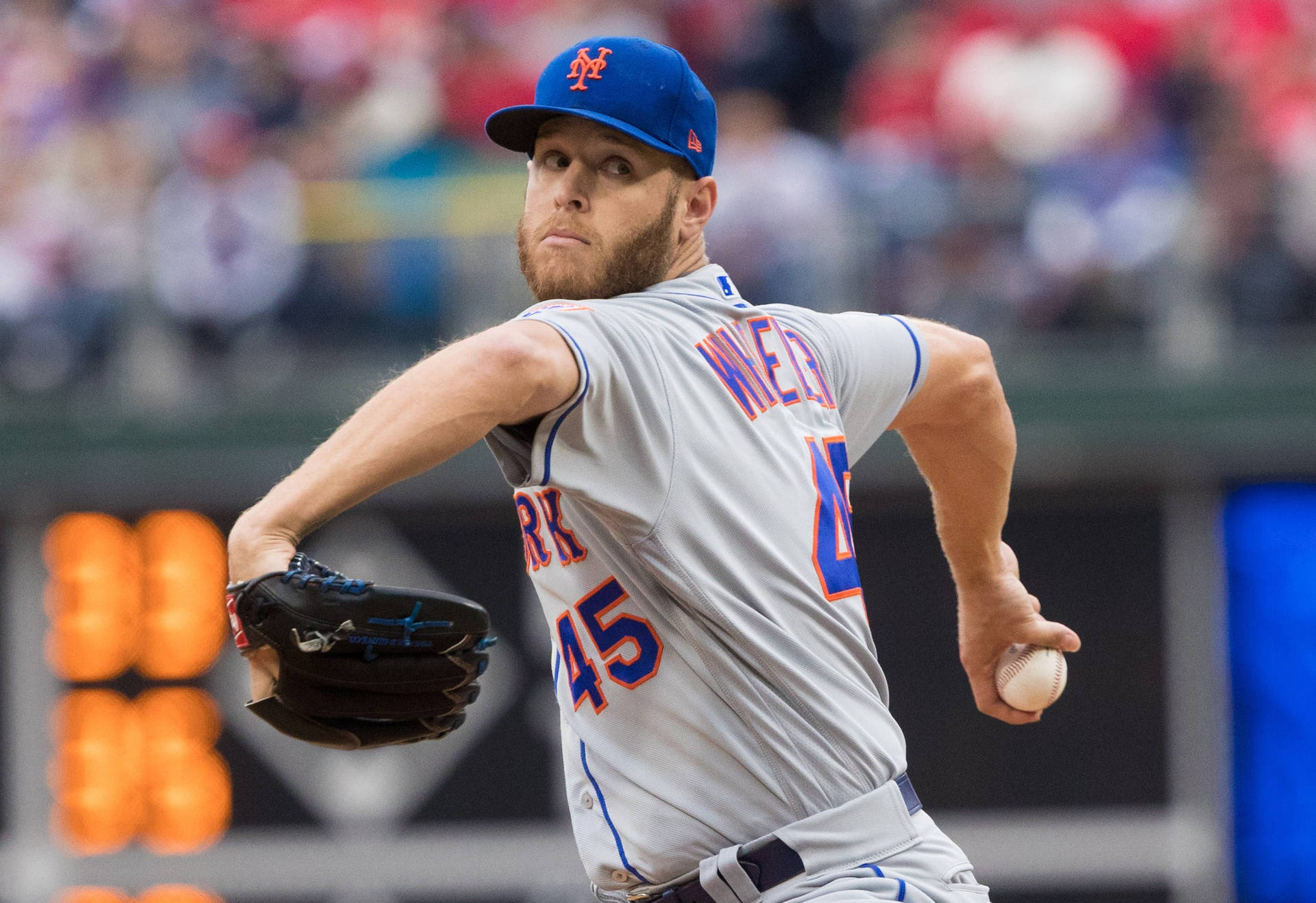 Getting Ready Zack Wheeler Background