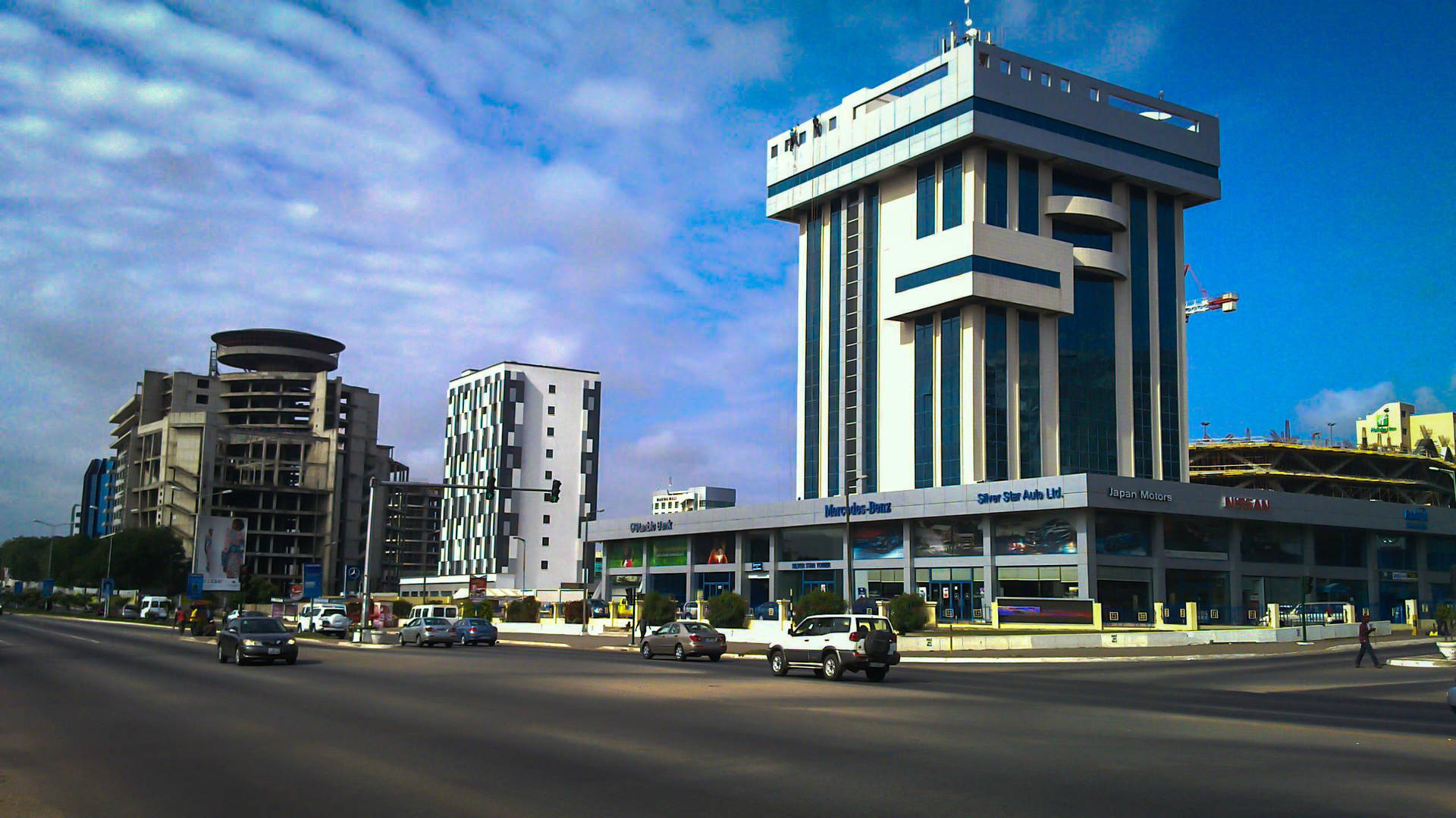 Ghana Accra Business District Background