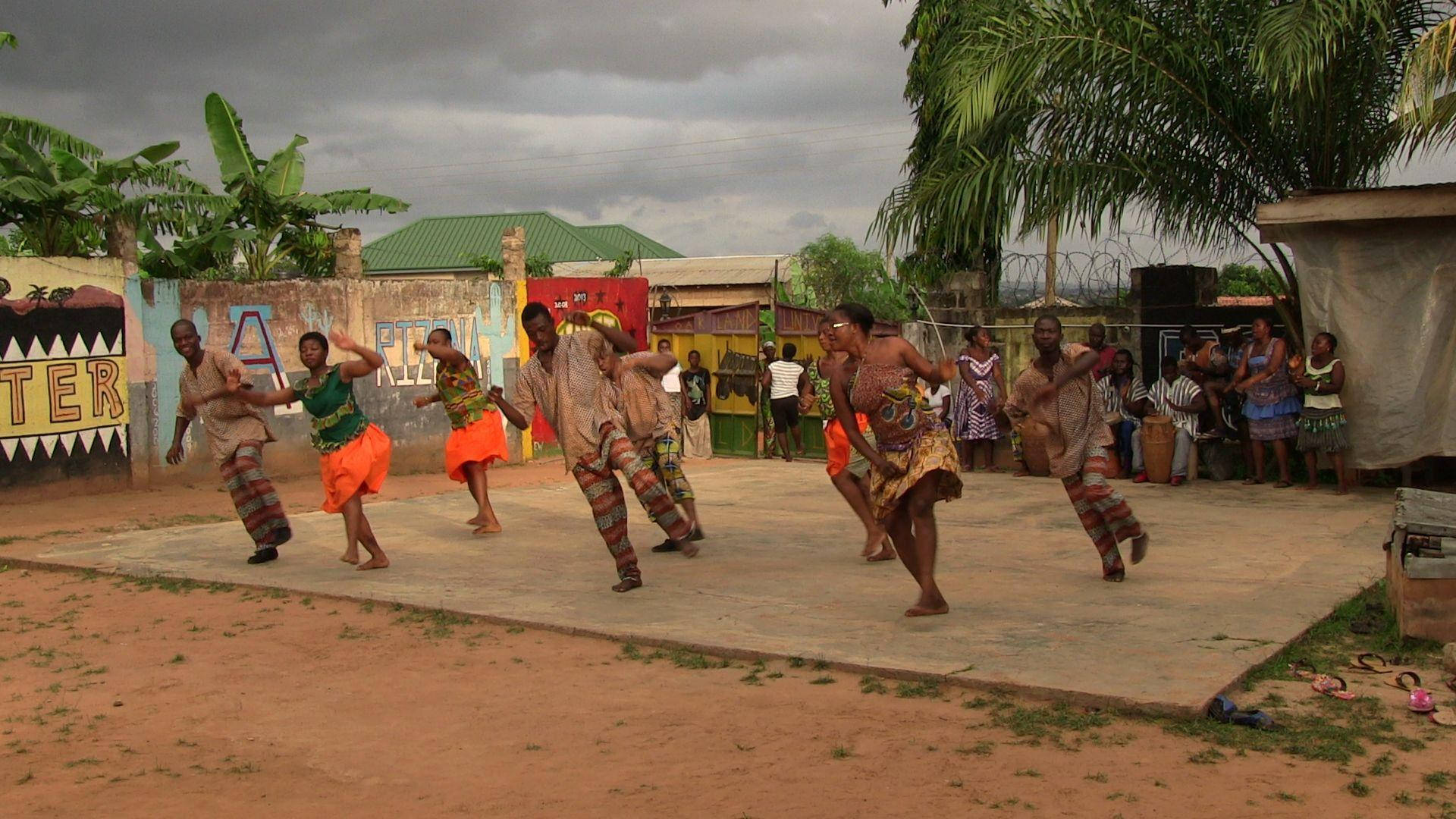 Ghana Cultural Dance Background
