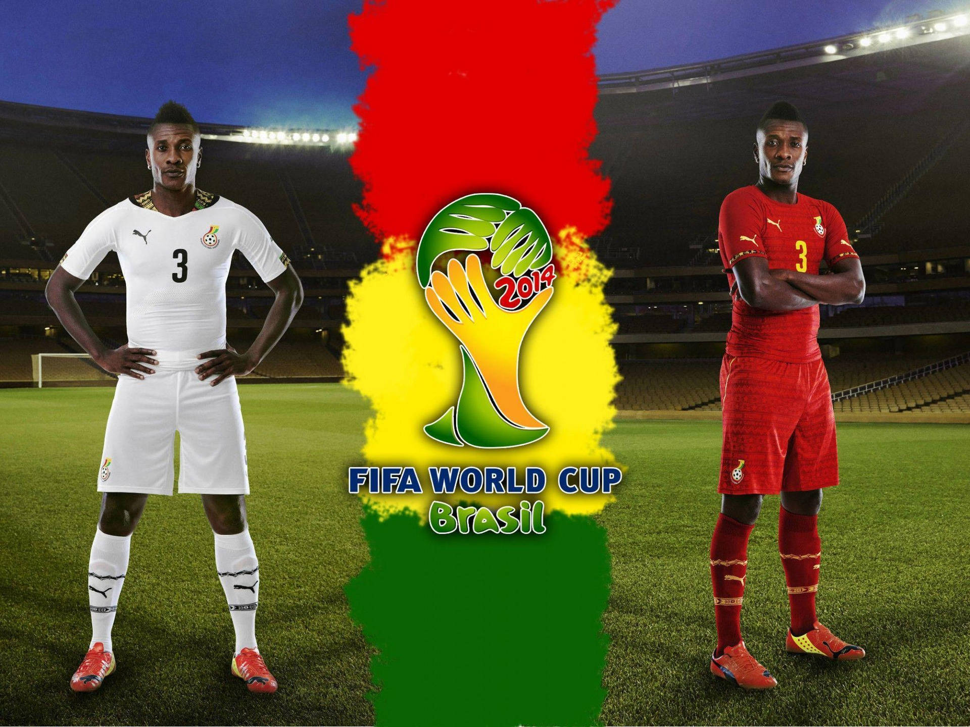 Ghana Football Jersey Background