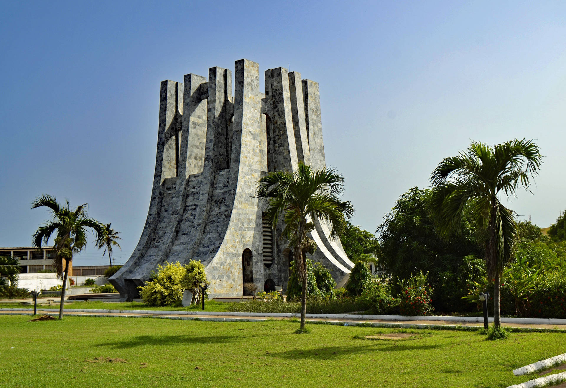 Ghana Kwane Nkrumah Monument Background