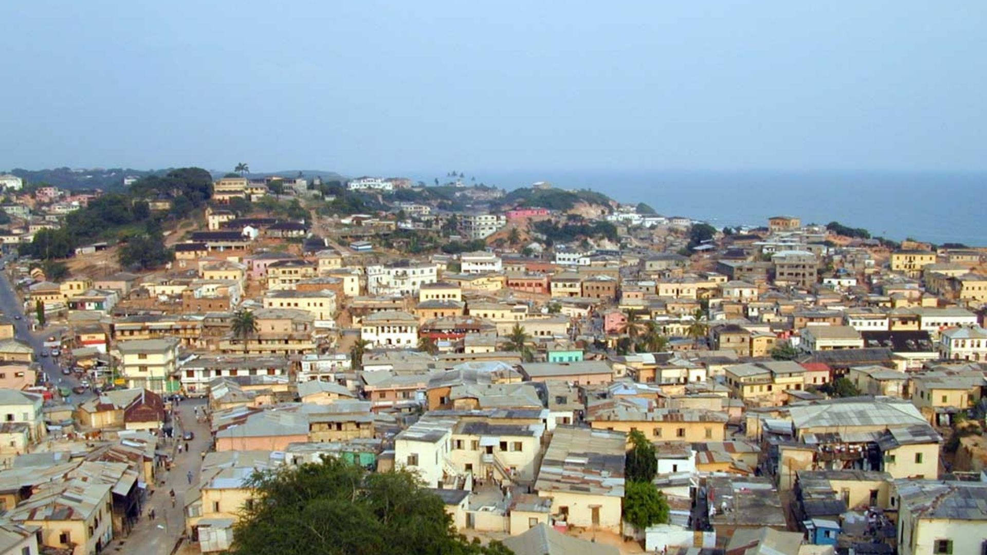 Ghana Saltpond Town Background
