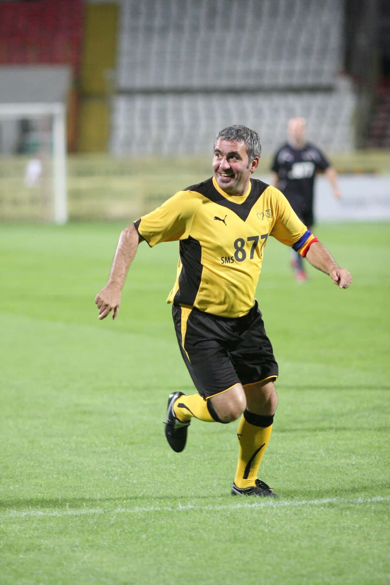 Gheorghe Hagi Charity Game Against Hamburg Background