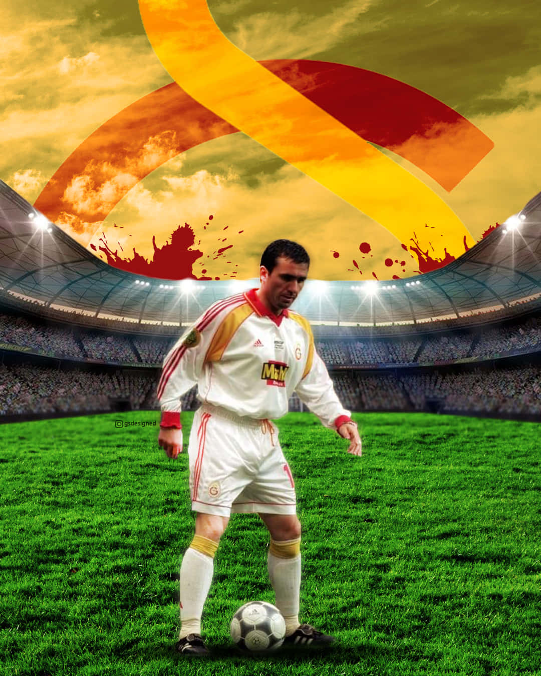 Gheorghe Hagi Galatasaray Playmaker Background