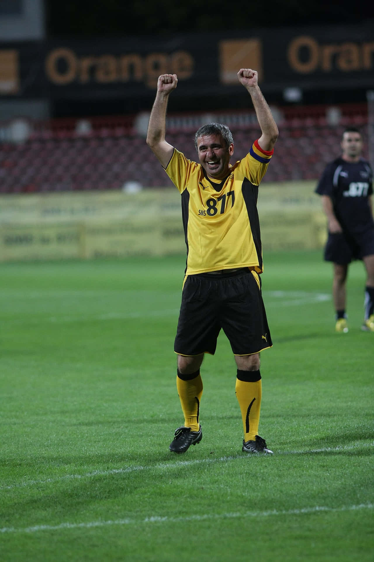 Gheorghe Hagi Un Match Against Germany Background