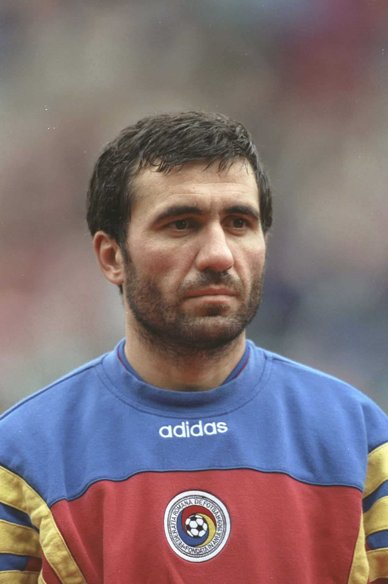 Gheorghe Hagi World Cup Qualifying Match Background