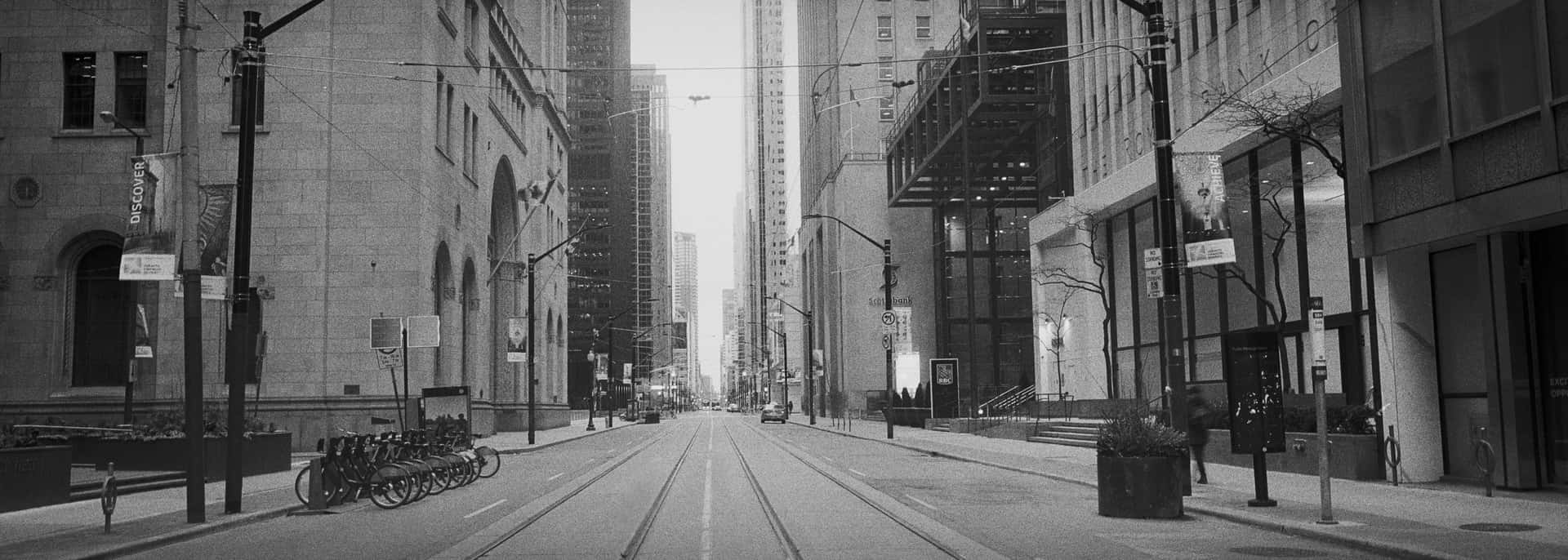 Ghetto Hood Widescreen Monochrome Street Background