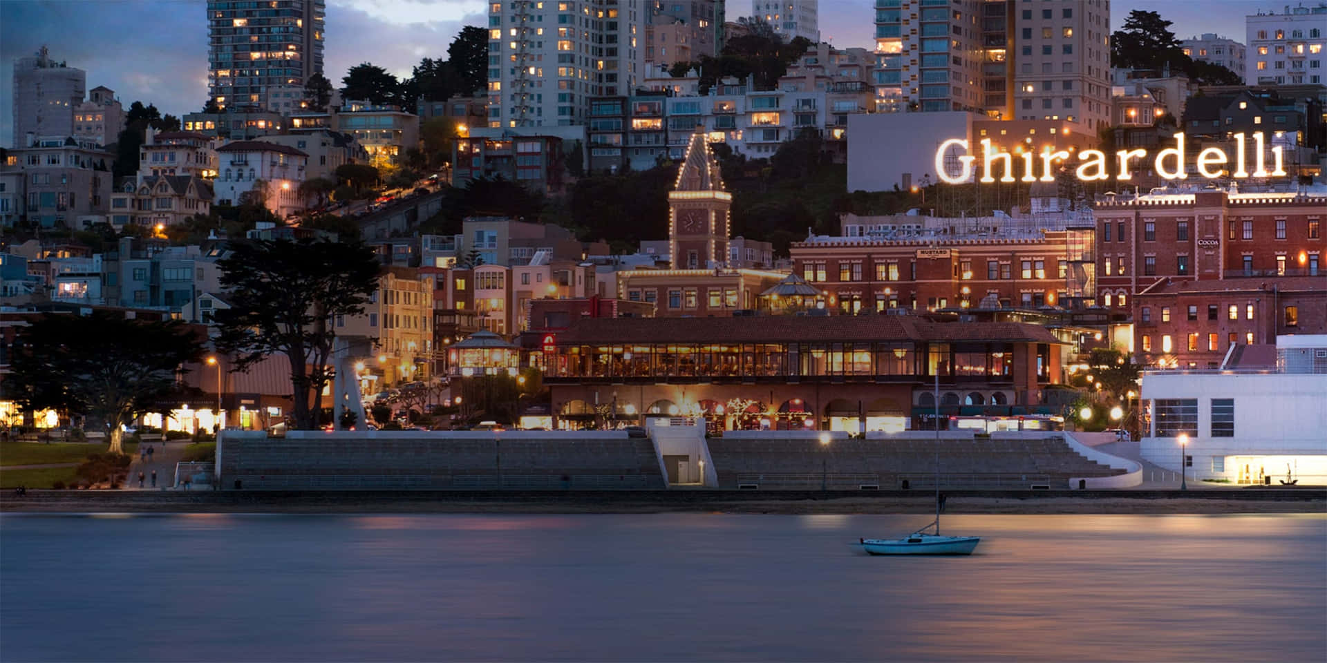 Ghiradelli Square From The Ocean