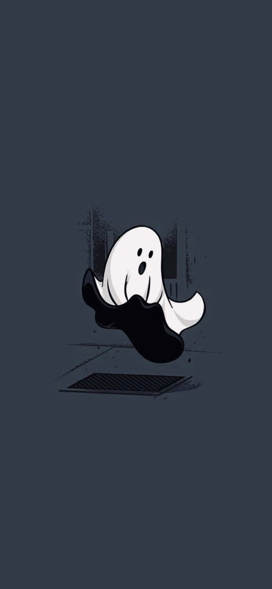 Ghost Exiting Phone Wallpaper Background