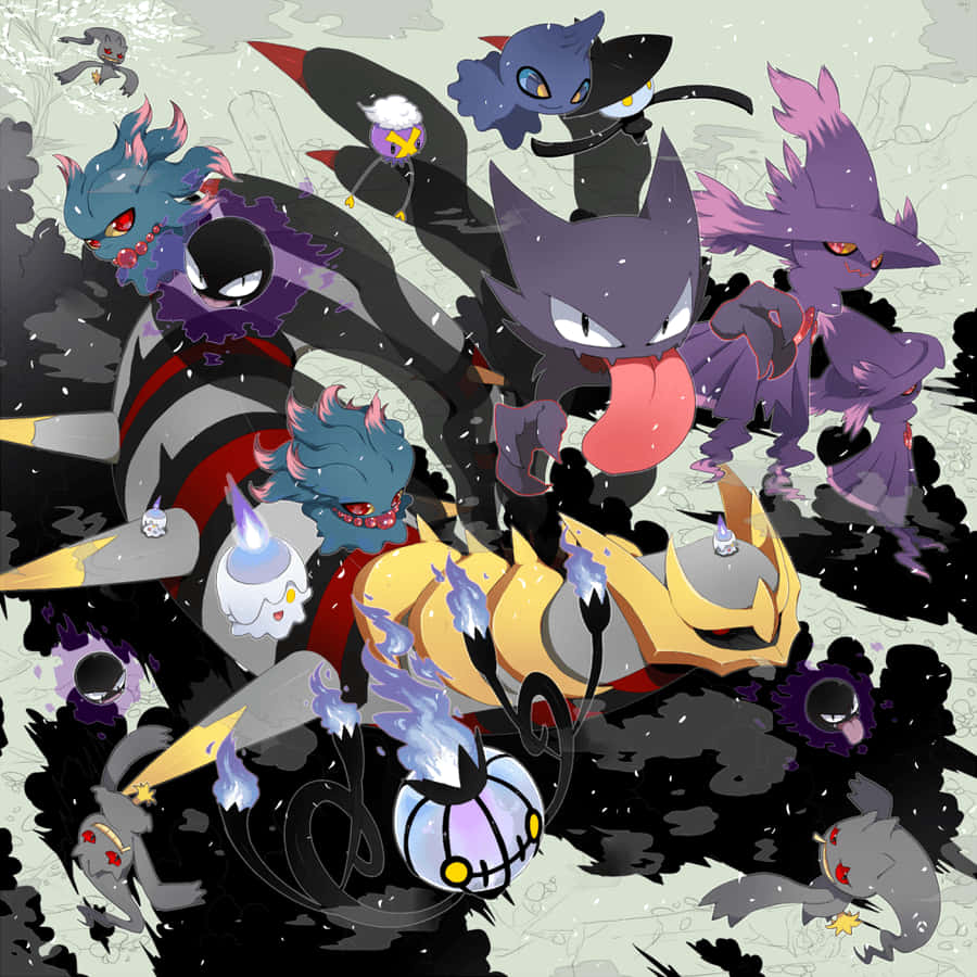 Ghost Pokemon 900 X 900 Background