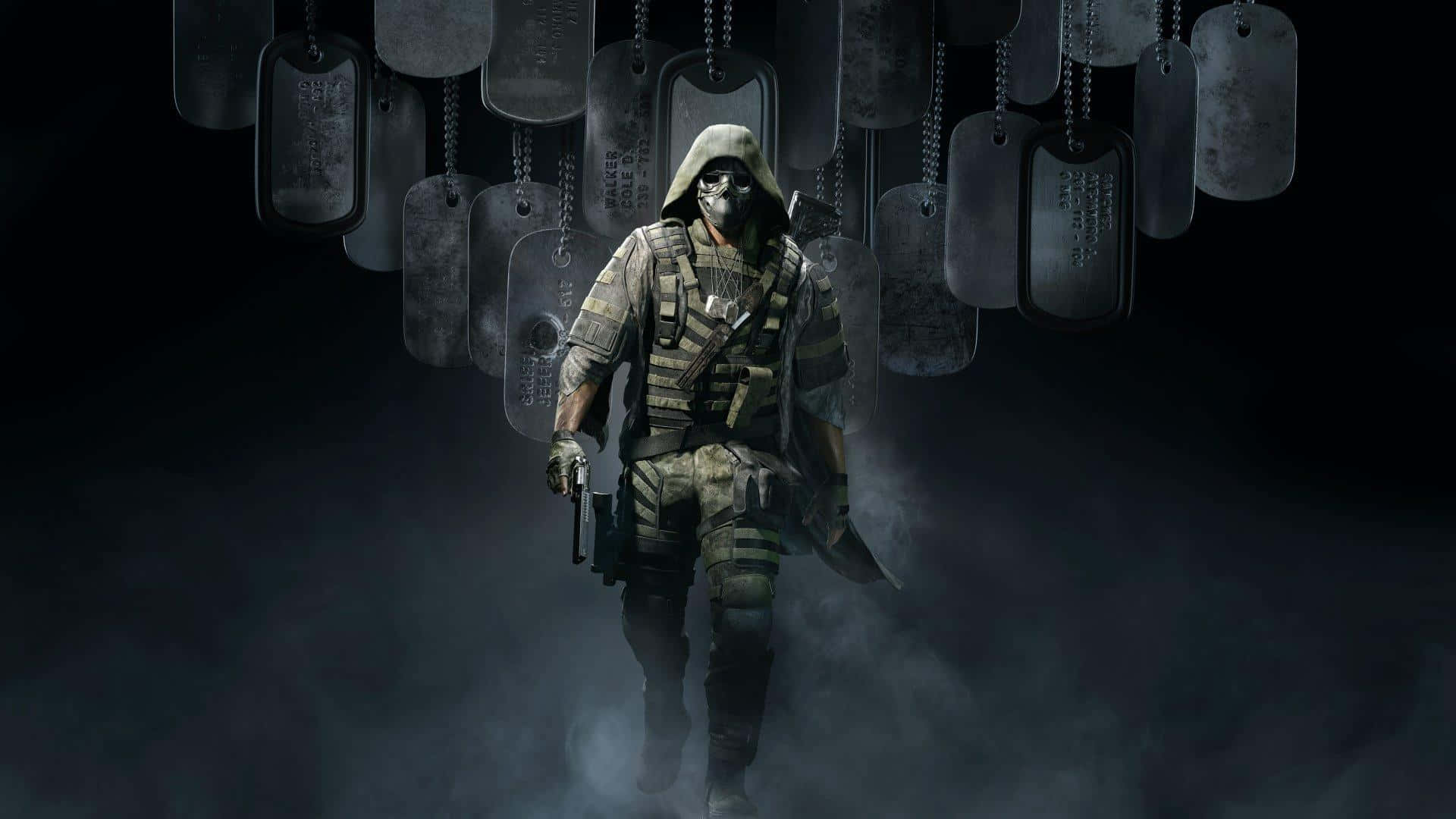 Ghost Recon Dog Tags Background