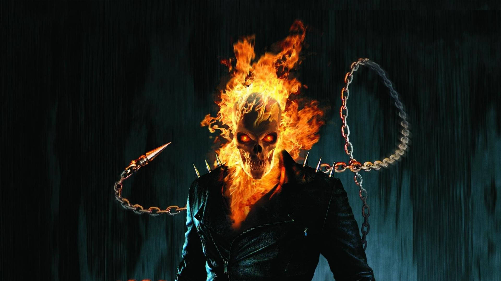 Ghost Rider In Chains Background
