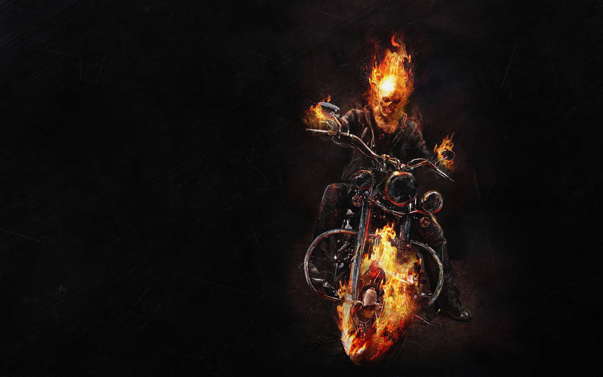 Ghost Rider Skeleton Desktop