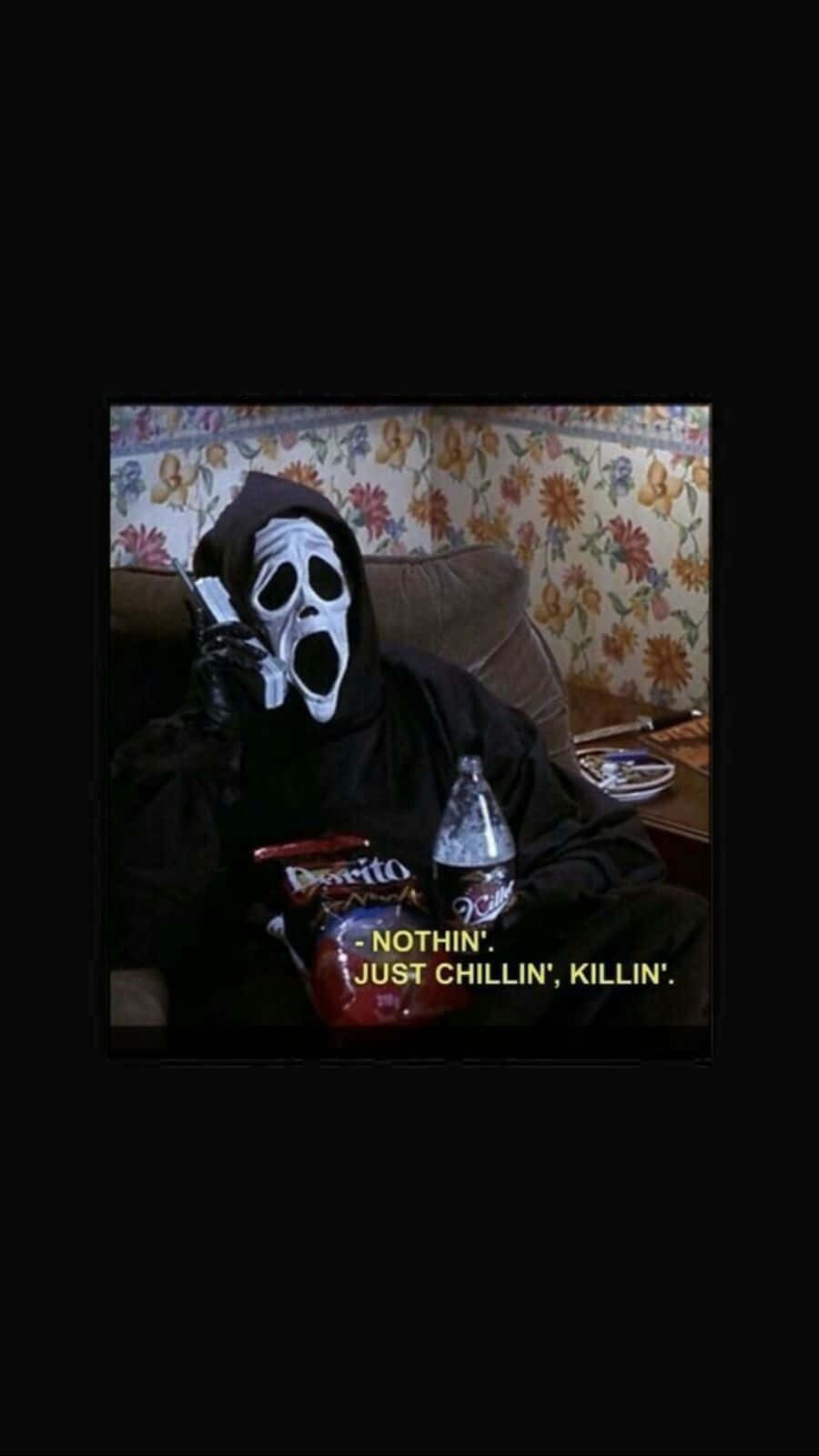 [ghostface Character In A Spooky Aesthetic Background] Background