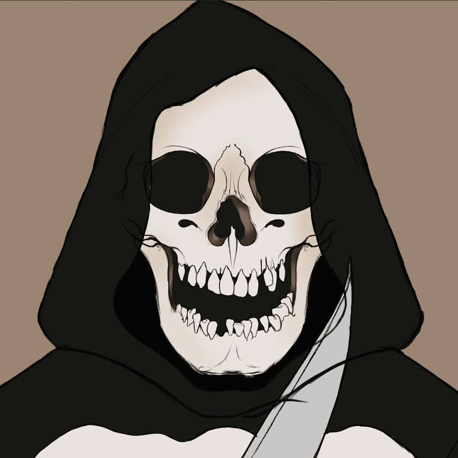 Ghostface Pfp Deatiled Mask Background