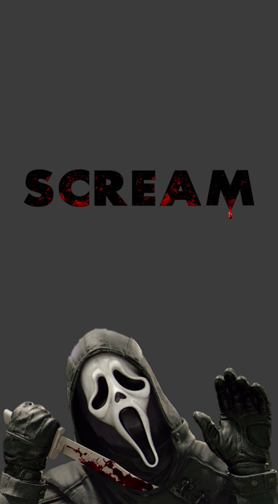 Ghostface Scream Aesthetic Background