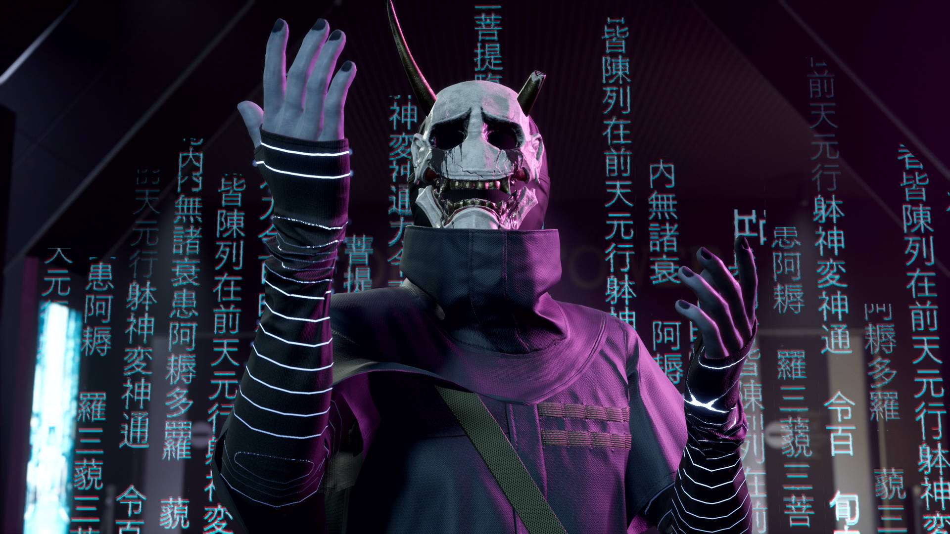 Ghostwire Tokyo Hannya Evil Background